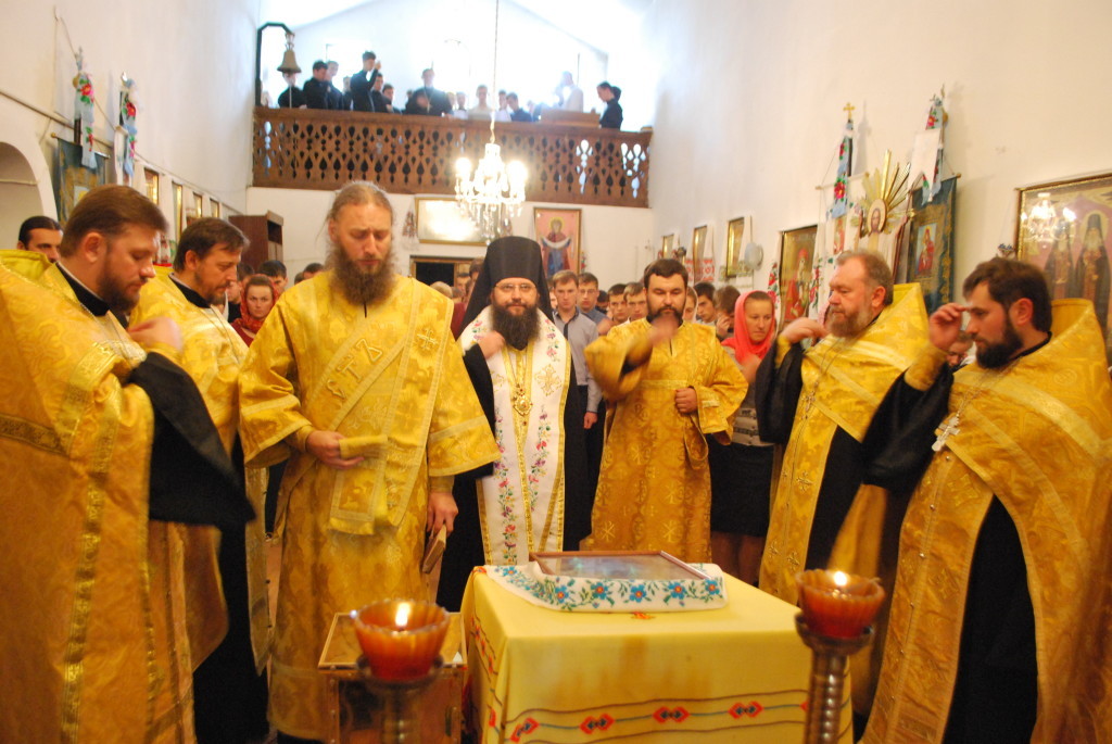 Голова Учбового комітету при Священному Синоді УПЦ вікарій Київської Митрополії єпископ Ірпінський Климент очолив Молебень у храмі Святих рівноапостольних Мефодія і Кирила ВДС