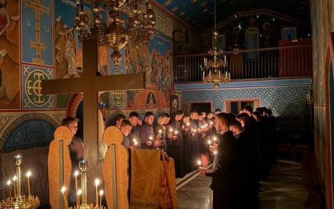 У Волинській духовній семінарії відслужили першу в 2026 році Полуношницю